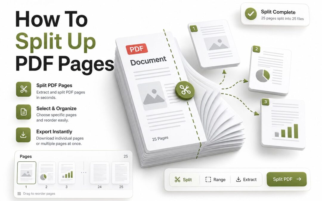 How to Split Up PDF Pages Online Fast